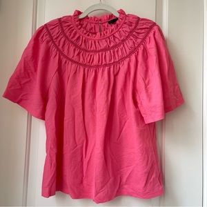 Bright pink Anne Taylor blouse